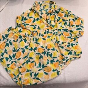 Old Navy cotton Citrus Print Pajama Set